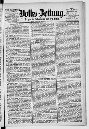 Volks-Zeitung on Apr 29, 1882
