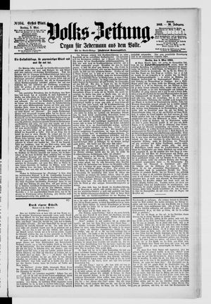 Volks-Zeitung vom 05.05.1882