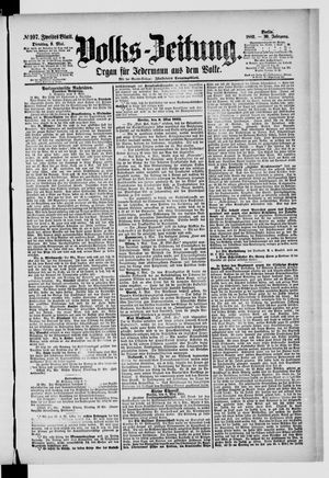 Volks-Zeitung on May 9, 1882