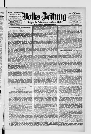 Volks-Zeitung vom 11.05.1882