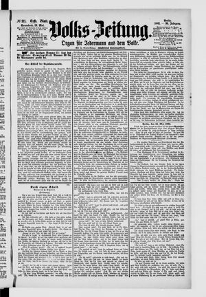 Volks-Zeitung vom 13.05.1882