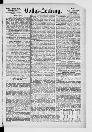Volks-Zeitung vom 14.05.1882