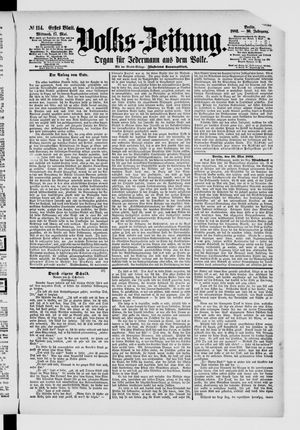 Volks-Zeitung vom 17.05.1882