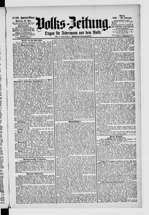 Volks-Zeitung on May 24, 1882