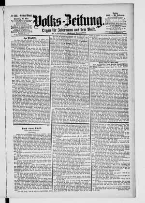 Volks-Zeitung on May 28, 1882