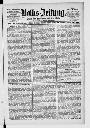 Volks-Zeitung on May 28, 1882