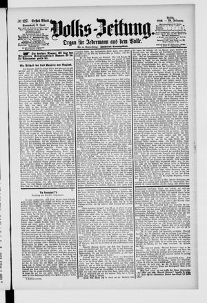 Volks-Zeitung vom 03.06.1882