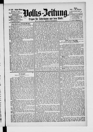Volks-Zeitung vom 04.06.1882