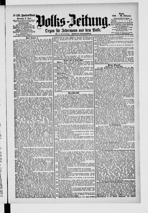 Volks-Zeitung vom 04.06.1882