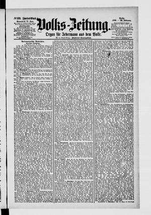 Volks-Zeitung vom 17.06.1882