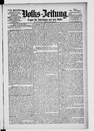 Volks-Zeitung vom 24.06.1882