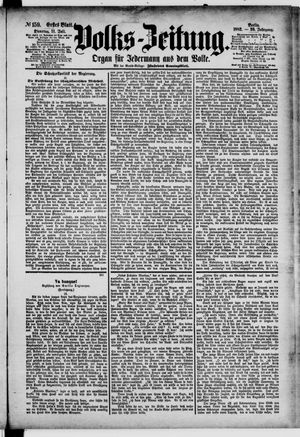 Volks-Zeitung vom 11.07.1882