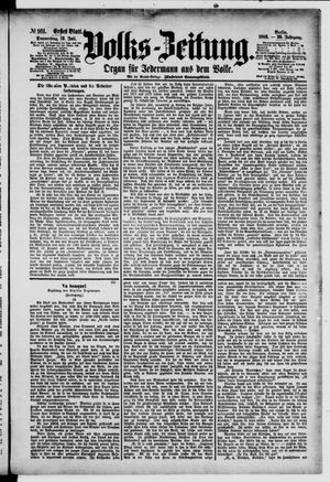 Volks-Zeitung vom 13.07.1882