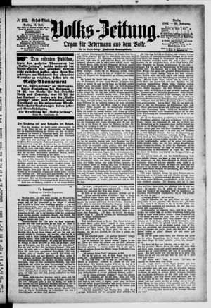 Volks-Zeitung vom 14.07.1882