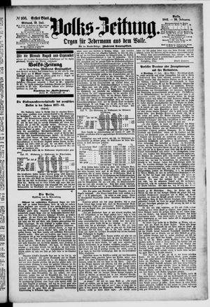 Volks-Zeitung on Jul 19, 1882