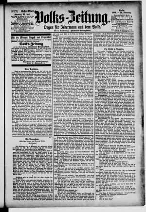 Volks-Zeitung on Jul 25, 1882