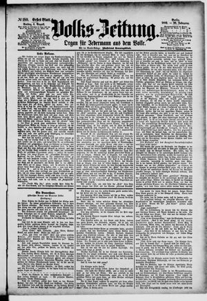 Volks-Zeitung vom 04.08.1882