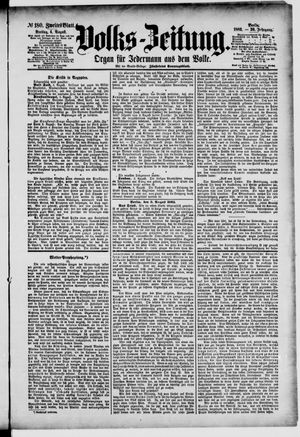 Volks-Zeitung vom 04.08.1882
