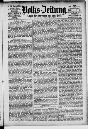 Volks-Zeitung vom 06.08.1882