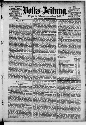 Volks-Zeitung vom 09.08.1882