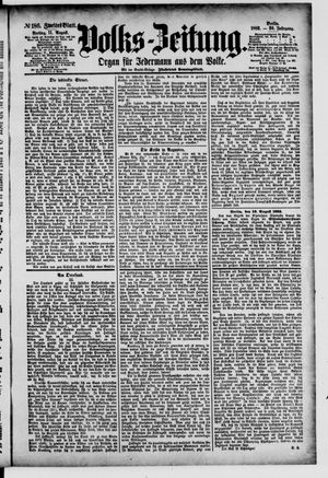 Volks-Zeitung vom 11.08.1882