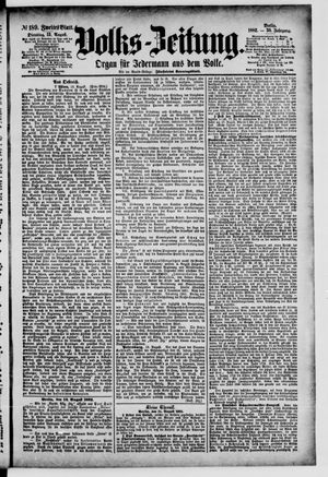 Volks-Zeitung vom 15.08.1882