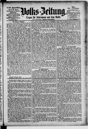 Volks-Zeitung vom 25.08.1882