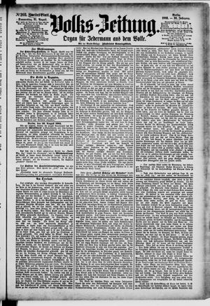Volks-Zeitung vom 31.08.1882
