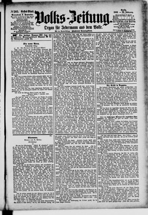 Volks-Zeitung vom 02.09.1882