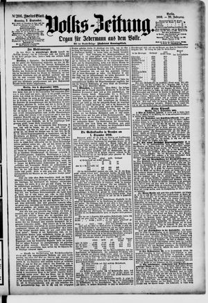 Volks-Zeitung vom 03.09.1882