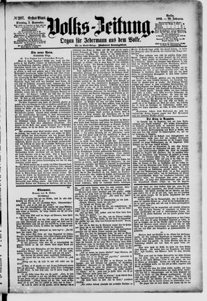 Volks-Zeitung vom 05.09.1882