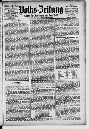 Volks-Zeitung vom 06.09.1882