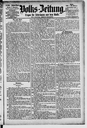 Volks-Zeitung vom 08.09.1882