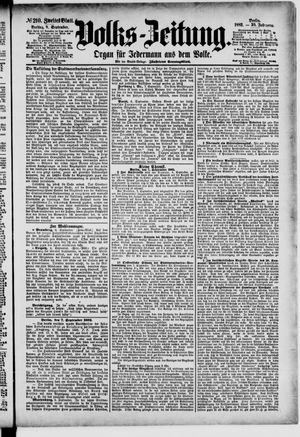 Volks-Zeitung vom 08.09.1882