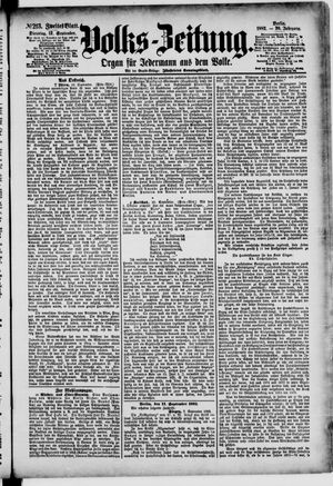 Volks-Zeitung vom 12.09.1882