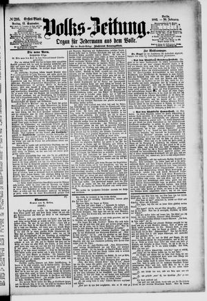 Volks-Zeitung on Sep 15, 1882