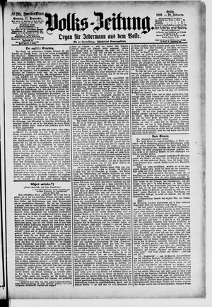 Volks-Zeitung vom 17.09.1882