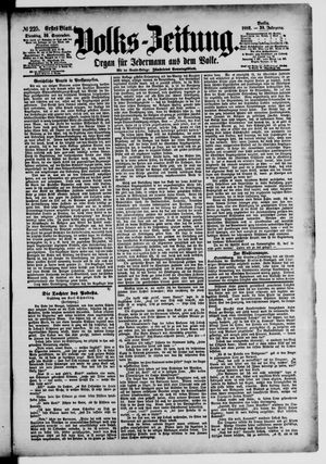 Volks-Zeitung vom 26.09.1882