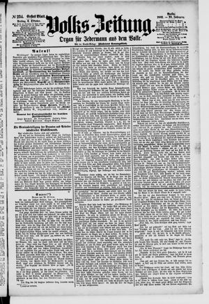 Volks-Zeitung vom 06.10.1882