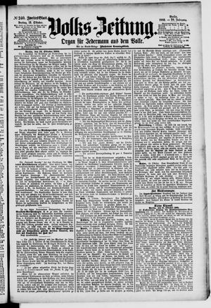 Volks-Zeitung vom 13.10.1882