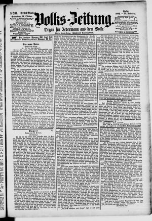Volks-Zeitung vom 14.10.1882