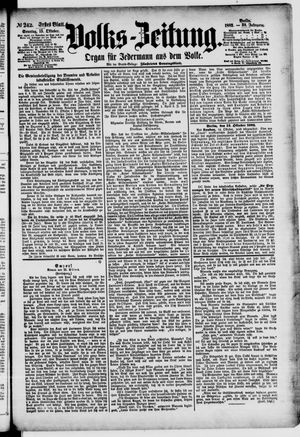 Volks-Zeitung on Oct 15, 1882
