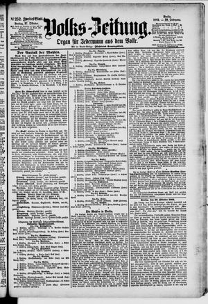 Volks-Zeitung vom 27.10.1882