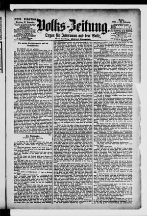 Volks-Zeitung on Nov 21, 1882