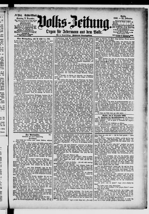 Volks-Zeitung vom 03.12.1882