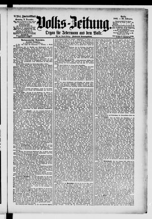 Volks-Zeitung vom 03.12.1882