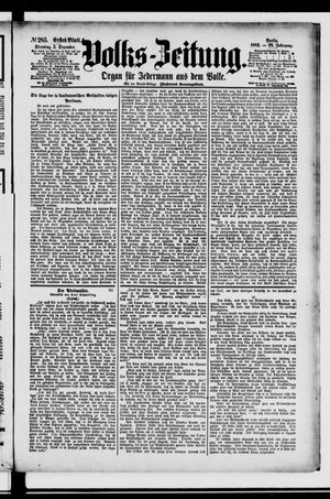Volks-Zeitung on Dec 5, 1882