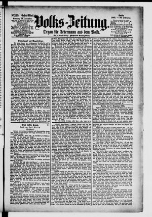 Volks-Zeitung vom 10.12.1882
