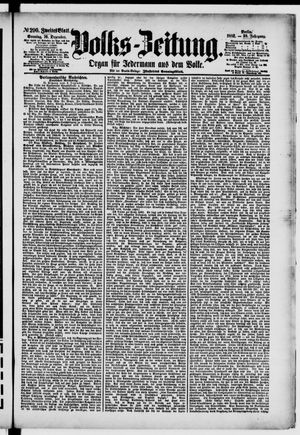 Volks-Zeitung vom 10.12.1882