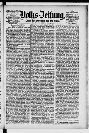 Volks-Zeitung vom 12.12.1882